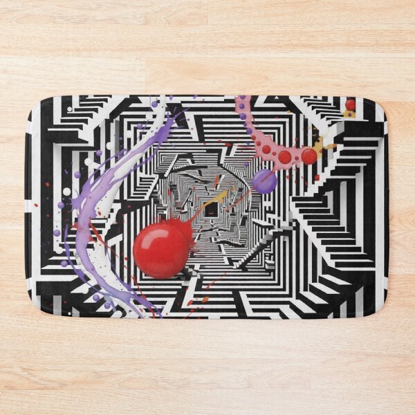 Item preview, rhythm of the spheres labyrinth colorful surreal geometric abstract design designed and sold by SmashingDeals.