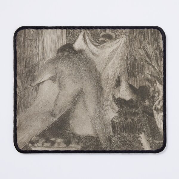 Item preview, Woman Leaving the Bath Etching designed and sold by artofuniverse.