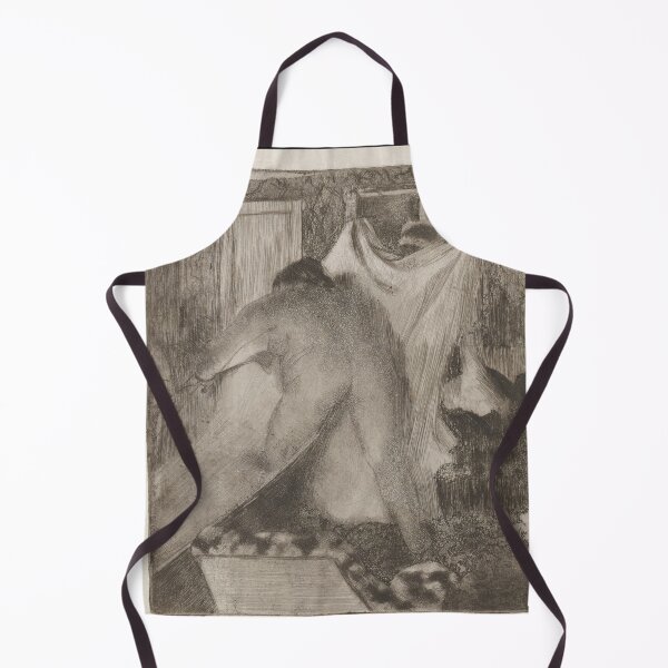 Item preview, Woman Leaving the Bath Etching designed and sold by artofuniverse.