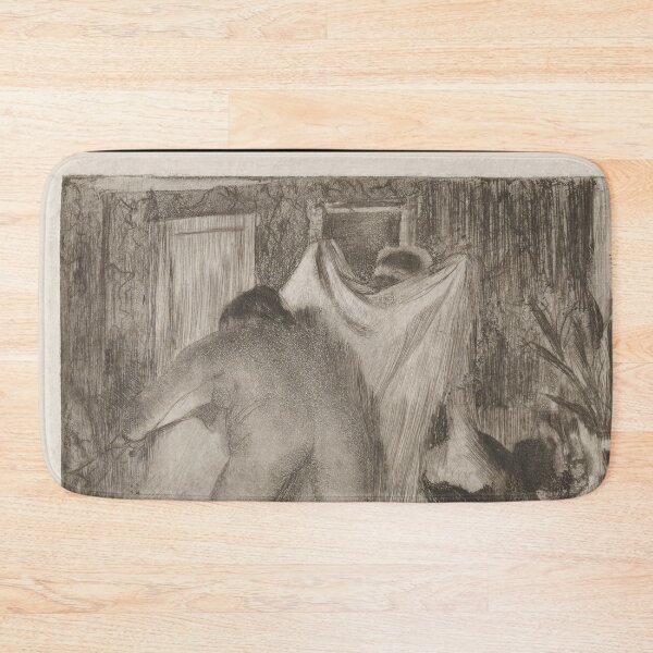 Item preview, Woman Leaving the Bath Etching designed and sold by artofuniverse.