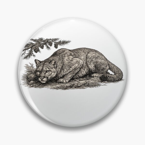 Item preview, Mountain Lion Stalking the Wilderness designed and sold by KrungiT Design .