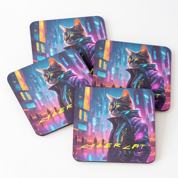 Item preview, CyberCat 2077 designed and sold by Askaminaflower.