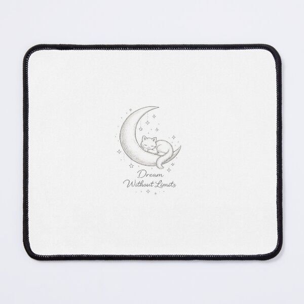 Item preview, Sleeping Cat on Crescent Moon designed and sold by Twinkledreams.