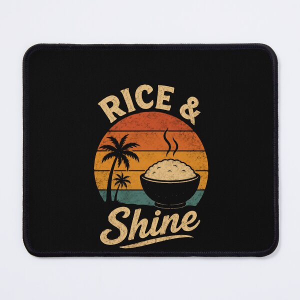 Item preview, Rice & Shine Foodie Pun Breakfast Lover designed and sold by JonesFlora2025.