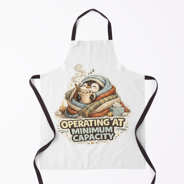 Item preview, Operating At Minimum Capacity Cute Penguin Winter Meme T-Shirt designed and sold by NarpLTD.