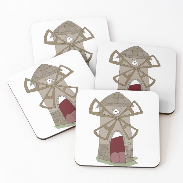Item preview, Cute Funny Windmill Friend Cartoon | Retro Character Sticker designed and sold by MyxaART.