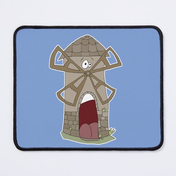 Item preview, Cute Funny Windmill Friend Cartoon | Retro Character Sticker designed and sold by MyxaART.