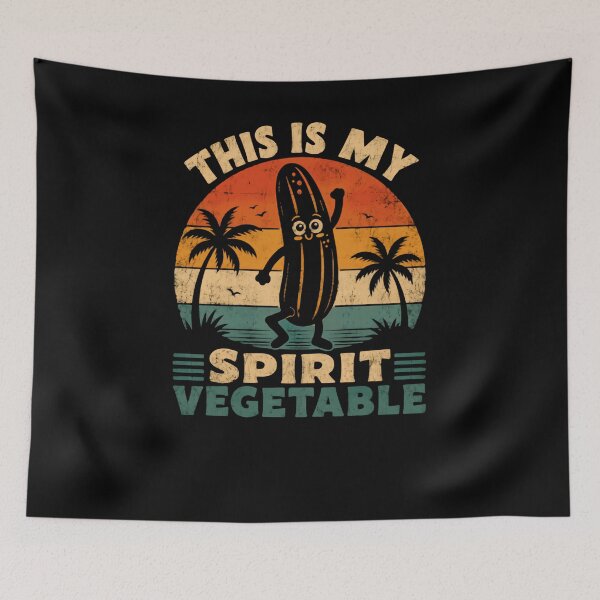 Item preview, This Is My Spirit Vegetable Pickle Lover Funny Food Humor designed and sold by JonesFlora2025.