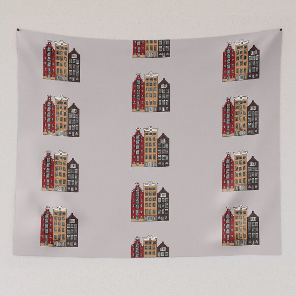 Item preview, Canal Houses designed and sold by The Touristy Tourists.