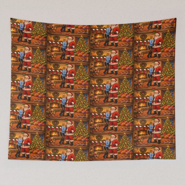 Item preview, I Saw Mommy Kissing Santa Claus under the mistletoe designed and sold by The Art Queen Of Michigan .