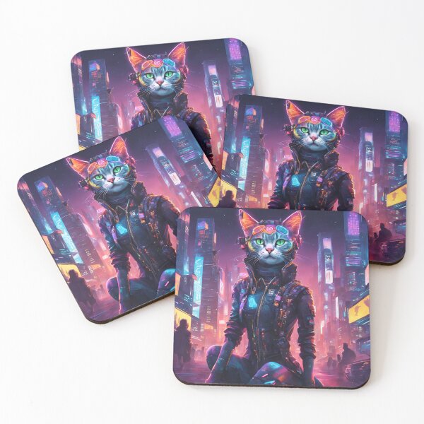Item preview, Punk Cat Square designed and sold by Askaminaflower.
