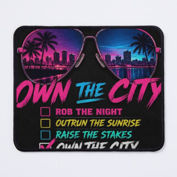 Item preview, Retro Miami Neon Graphic Tee designed and sold by Grandmerch.