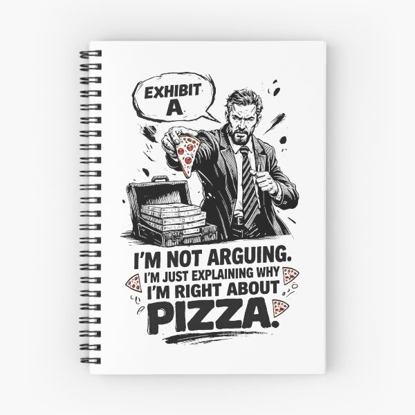Item preview, Not Arguing Explaining Right About Pizza designed and sold by Print Loft.