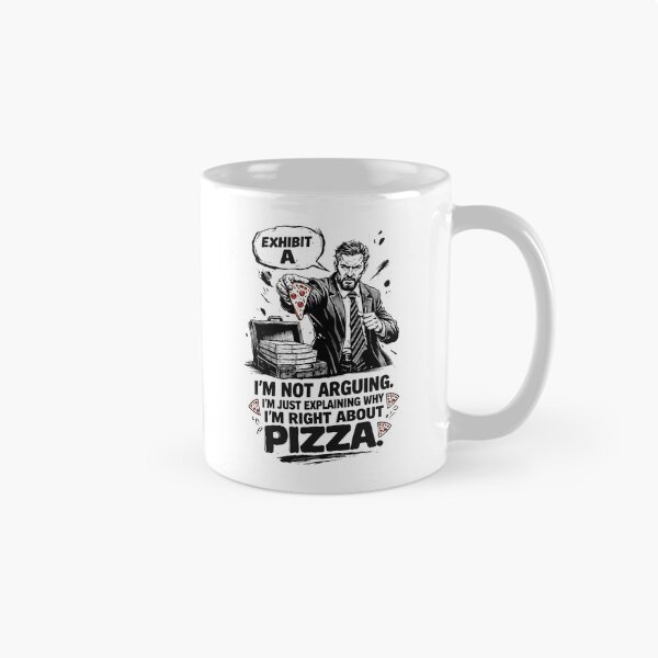 Item preview, Not Arguing Explaining Right About Pizza designed and sold by Print Loft.