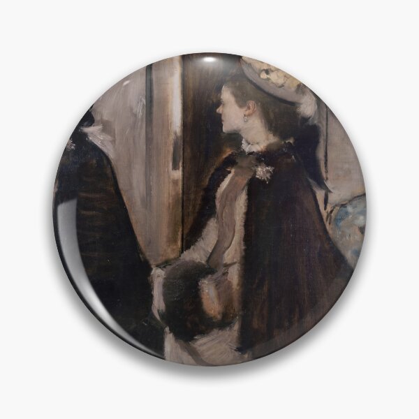 Item preview, Elegant Parisian Woman With Mirror Reflection designed and sold by artofuniverse.