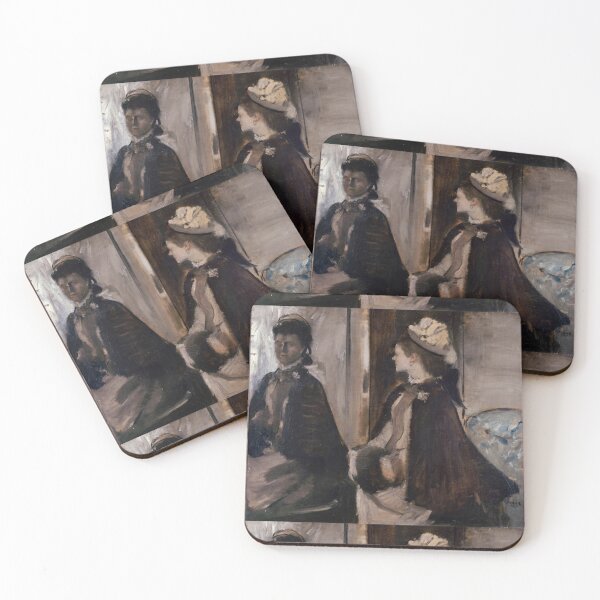 Item preview, Elegant Parisian Woman With Mirror Reflection designed and sold by artofuniverse.