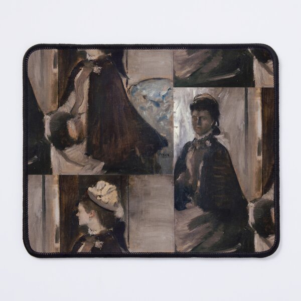 Item preview, Elegant Parisian Woman With Mirror Reflection designed and sold by artofuniverse.