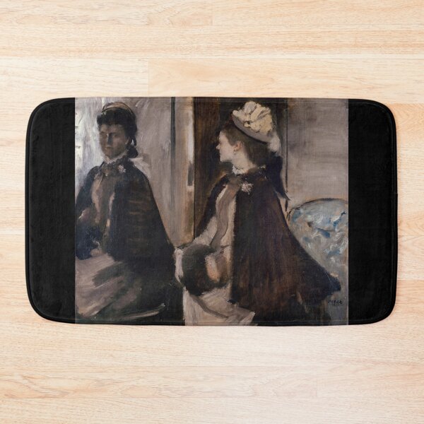 Item preview, Elegant Parisian Woman With Mirror Reflection designed and sold by artofuniverse.