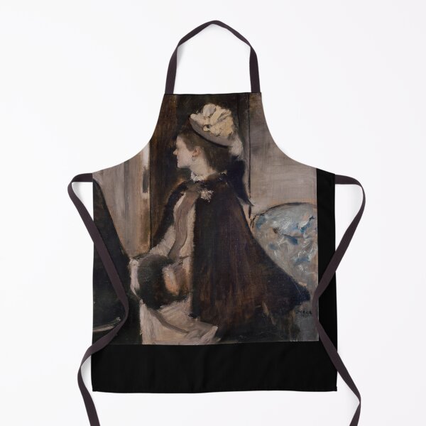 Item preview, Elegant Parisian Woman With Mirror Reflection designed and sold by artofuniverse.