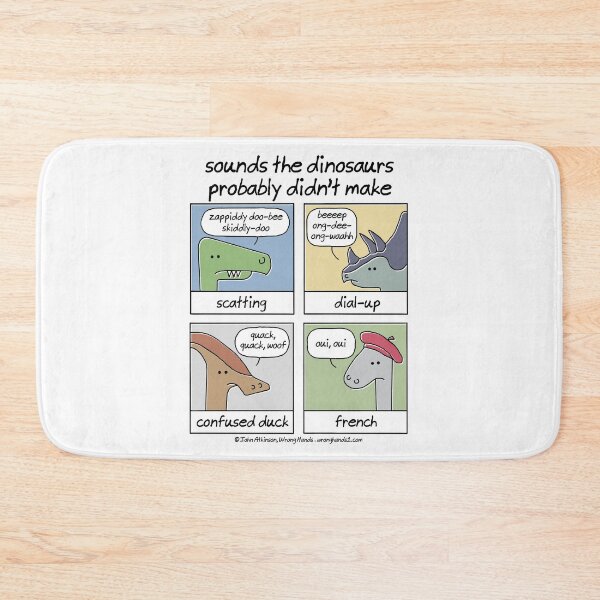 Item preview, sounds the dinosaurs probably didn't make designed and sold by WrongHands.
