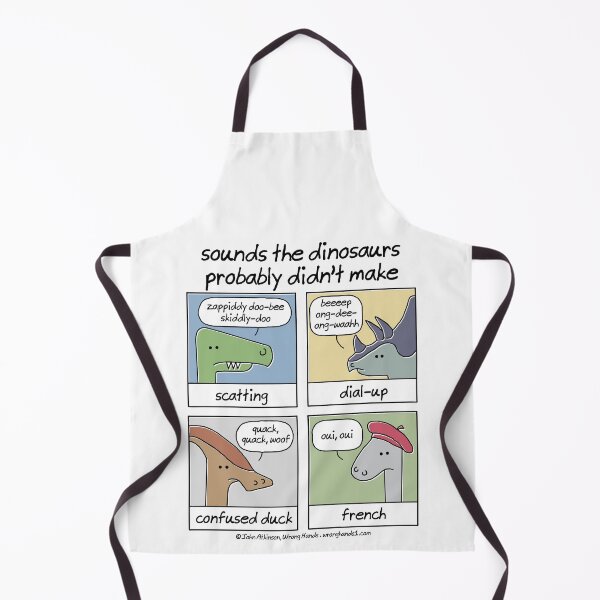Item preview, sounds the dinosaurs probably didn't make designed and sold by WrongHands.