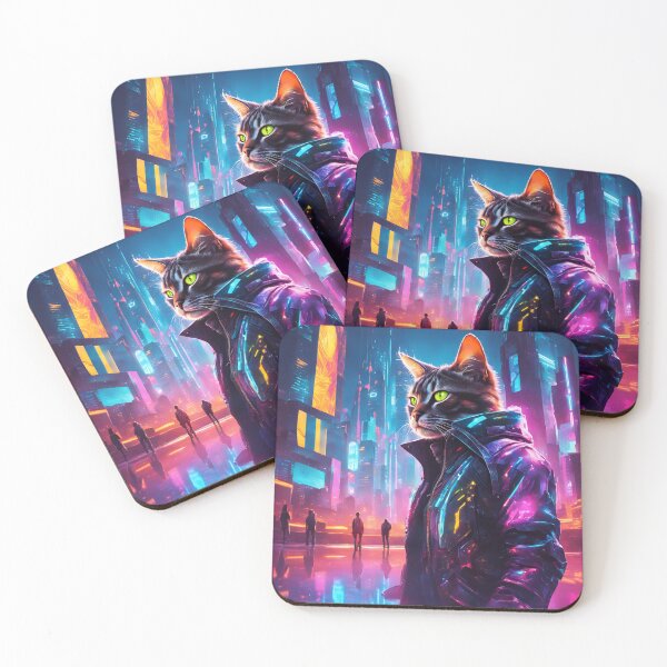 Item preview, Naght CyberCat designed and sold by Askaminaflower.