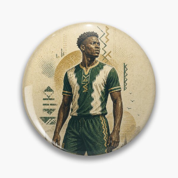 Item preview, Vintage Nigeria Football designed and sold by puredevn.