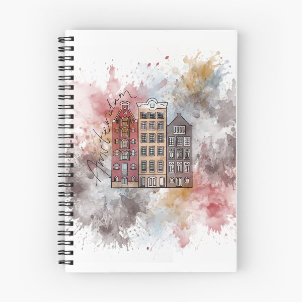 Item preview, Amsterdam Canal Houses Watercolor designed and sold by The Touristy Tourists.