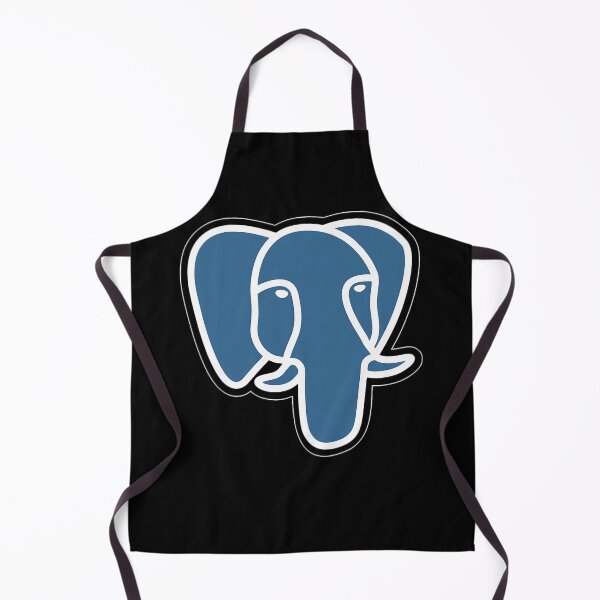 Item preview, Database Elephant Head Blue Emblem designed and sold by Amapolastore.