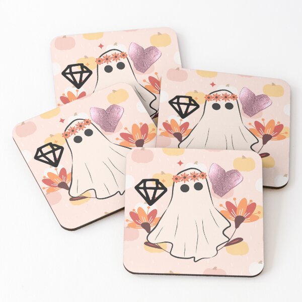 Item preview, Summerween Hippy ghost with Flowers designed and sold by WildWoodlandWitch.