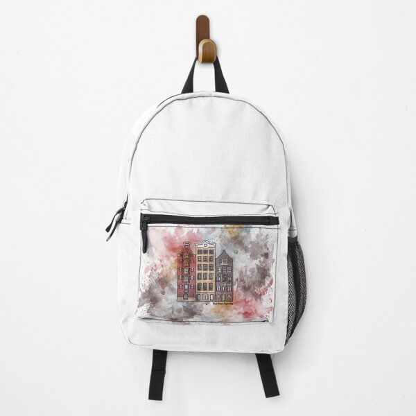 Item preview, Netherlands Canal Houses Watercolor designed and sold by The Touristy Tourists.
