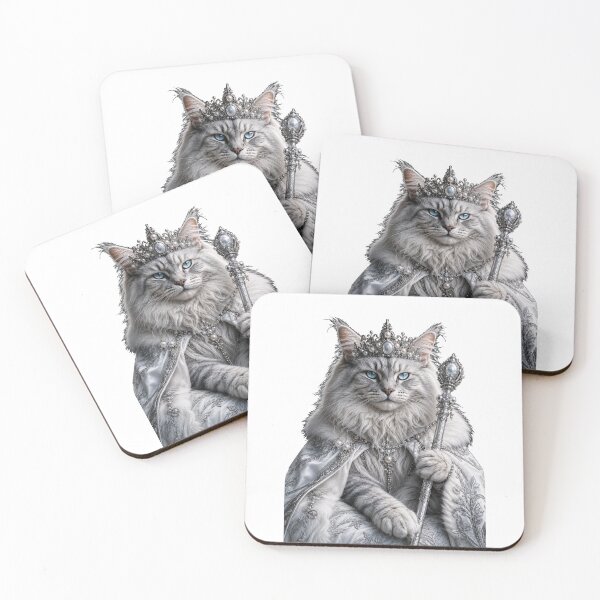 Item preview, Silver Queen Cat designed and sold by HeyFajnaLinja.