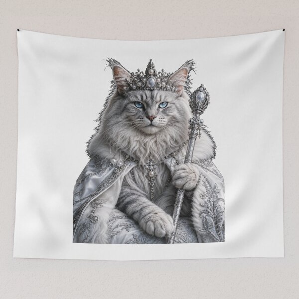 Item preview, Silver Queen Cat designed and sold by HeyFajnaLinja.