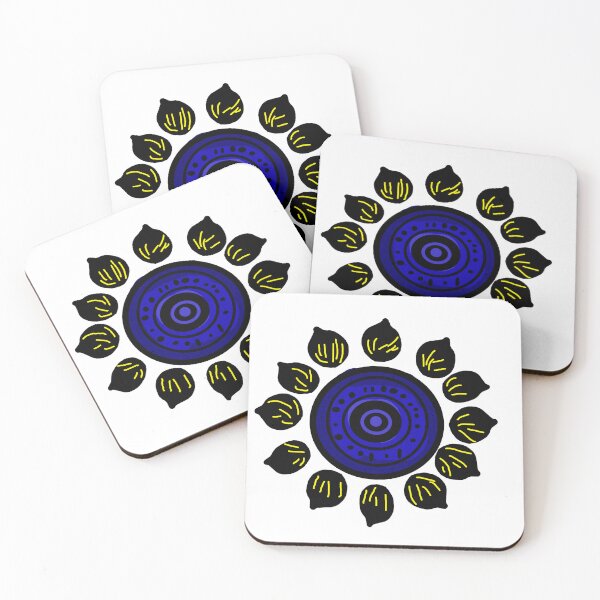Item preview, Blue and yellow sunflower designed and sold by Dniprianka.
