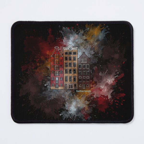 Item preview, Netherlands Canal Houses Watercolor designed and sold by The Touristy Tourists.
