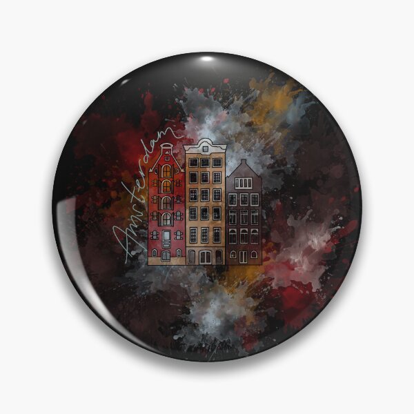 Item preview, Amsterdam Canal Houses Watercolor designed and sold by The Touristy Tourists.