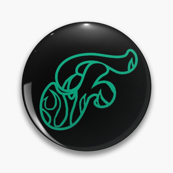 Item preview, Groovy Retro Teal Fiery Letter F Monogram designed and sold by CamilasPrints.