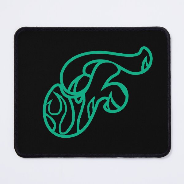 Item preview, Groovy Retro Teal Fiery Letter F Monogram designed and sold by CamilasPrints.