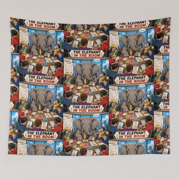 Item preview, The Elephant in the Room designed and sold by SammyMorry.