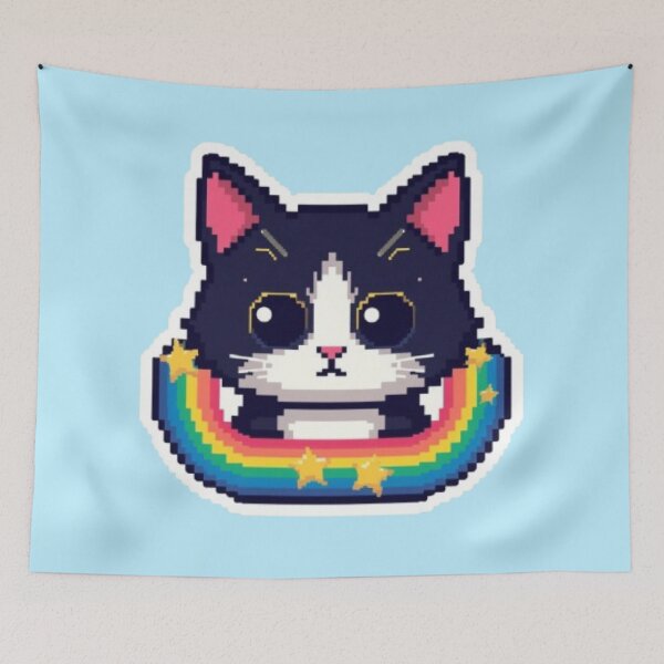 Item preview, Pixel Paws Retro Gaming Sticker designed and sold by Stylestickers55.