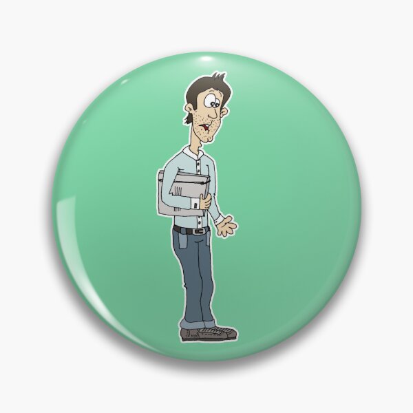 Item preview, Stressed Teacher Cartoon | Funny Existential Stare Work Meme designed and sold by MyxaART.