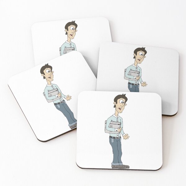 Item preview, Stressed Teacher Cartoon | Funny Existential Stare Work Meme designed and sold by MyxaART.