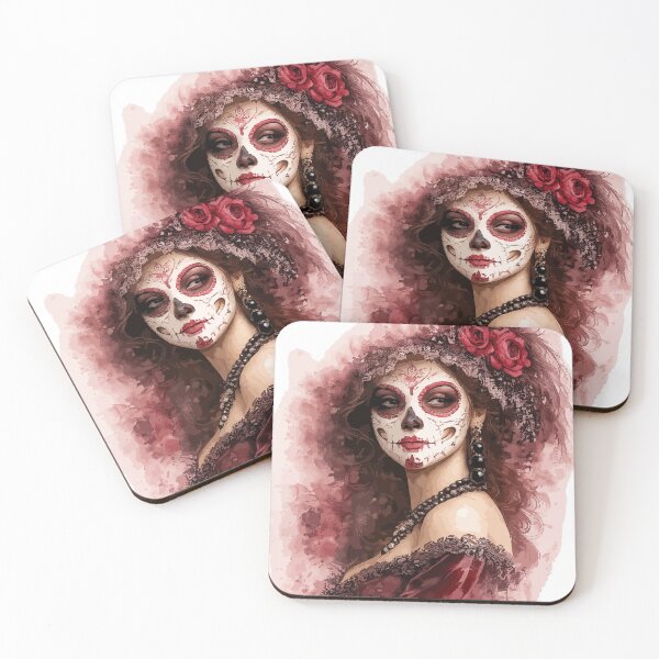 Item preview, Whispering Veil Duchess / La Catrina Collection designed and sold by ValentynaTyshenkoArt.