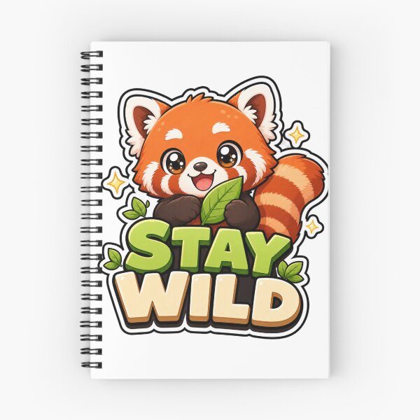 Item preview, Stay Wild Red Panda Kawaii designed and sold by BoosterShop.