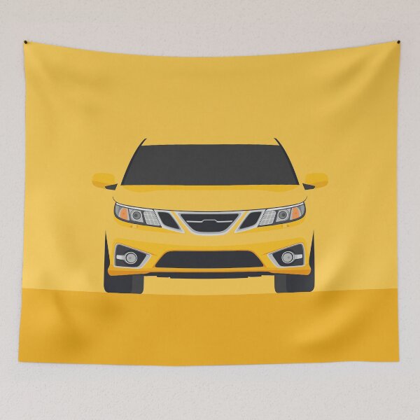 Item preview, Saab 9-3 aero turbo - Vector drawing designed and sold by yohannlp.