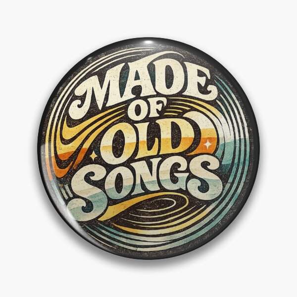 Item preview, Made Of Old Songs - Vintage Vinyl Typography Design designed and sold by JustResultsCo.