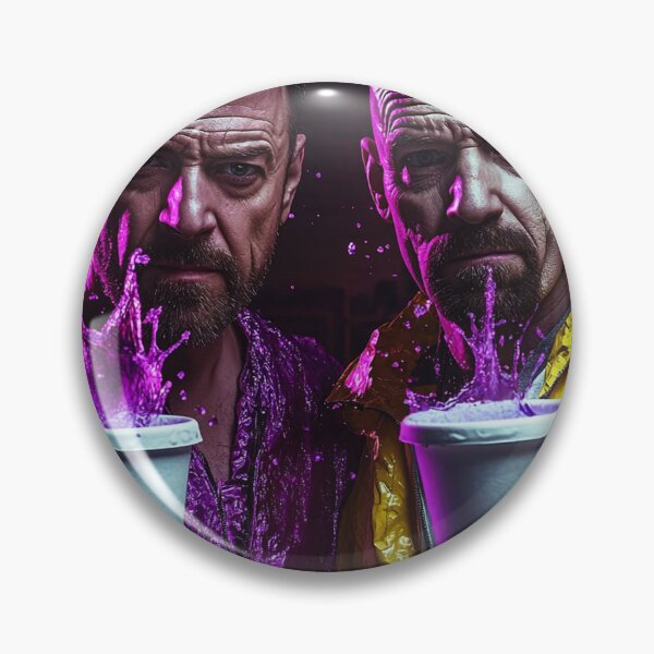 Item preview, Crossover Tony Soprano Heisenberg Purple Chemical Splash designed and sold by WockWave.
