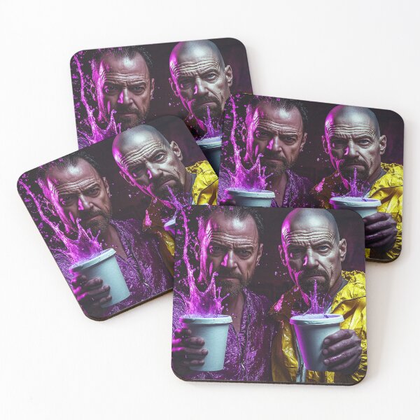 Item preview, Crossover Tony Soprano Heisenberg Purple Chemical Splash designed and sold by WockWave.