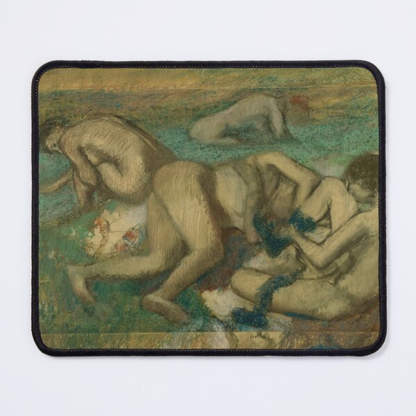 Item preview, Bathers Resting in Soft Pastel Tones designed and sold by artofuniverse.
