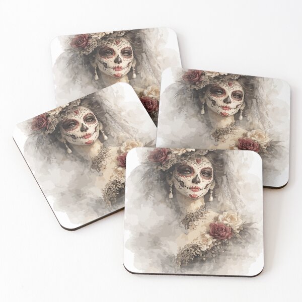 Item preview, Whisper Veil Countess / La Catrina Collection designed and sold by ValentynaTyshenkoArt.